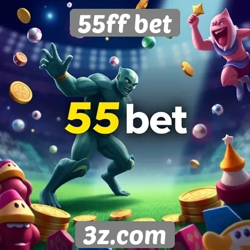 Variedade de jogos oferecidos no 55ff bet